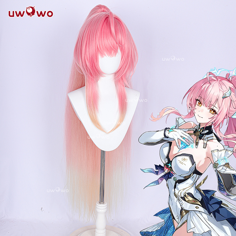 Synthetic Wigs - Peruca UWOWO Aemeath do Jogo Wuthering