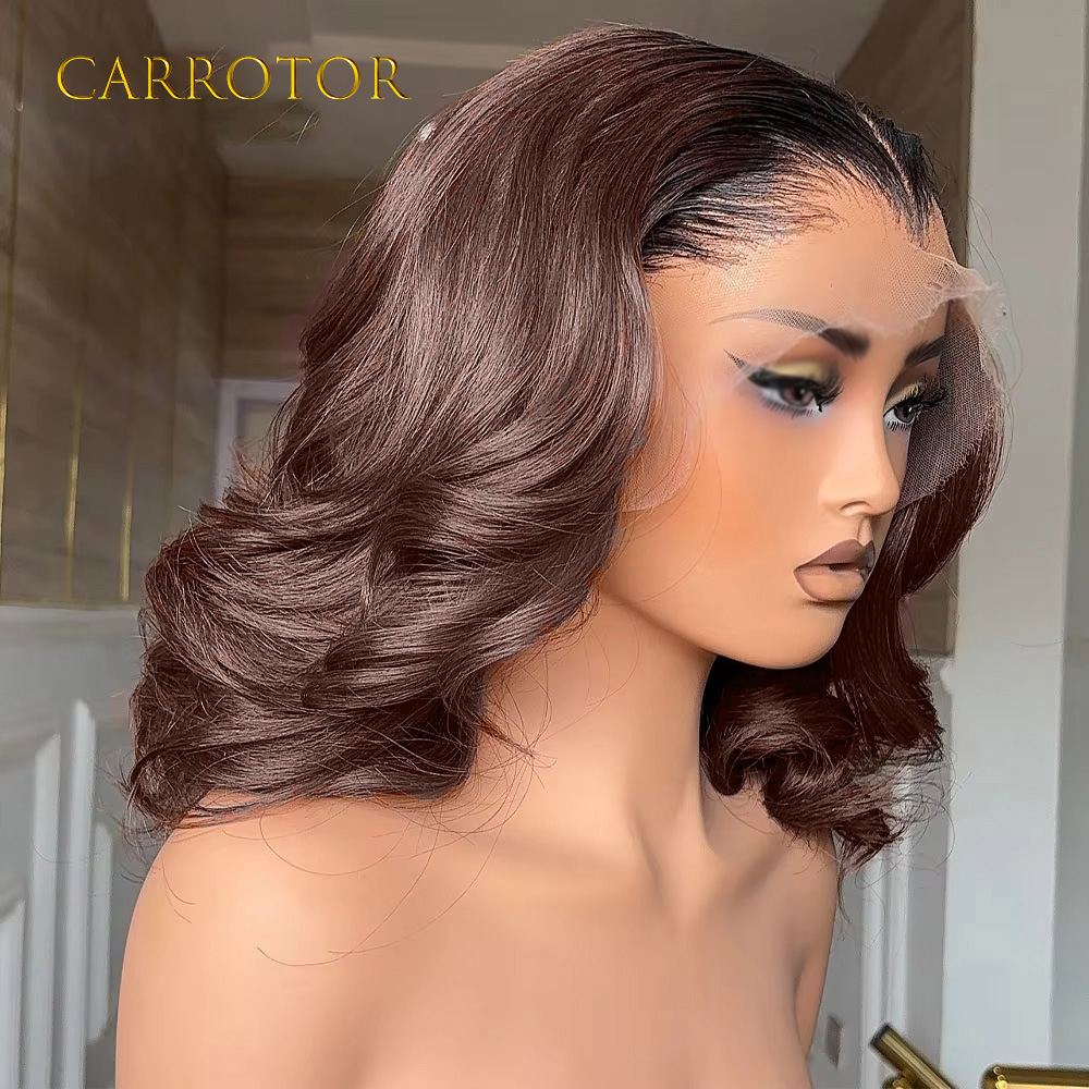 Peruca Frontal de Renda Invisí - Human Hair Wigs avaliação e preço