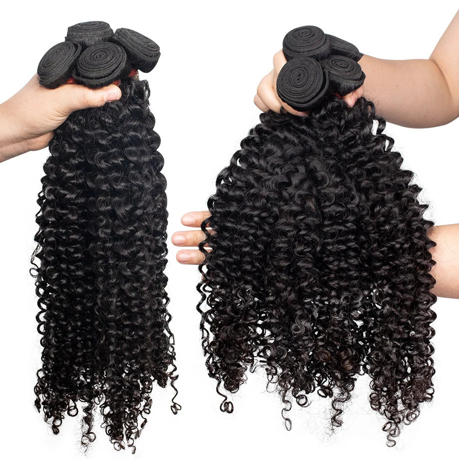 Cabelo Humano Virgem Brasileir - Deep Wave 3 Bundles With Closure avaliação e preço