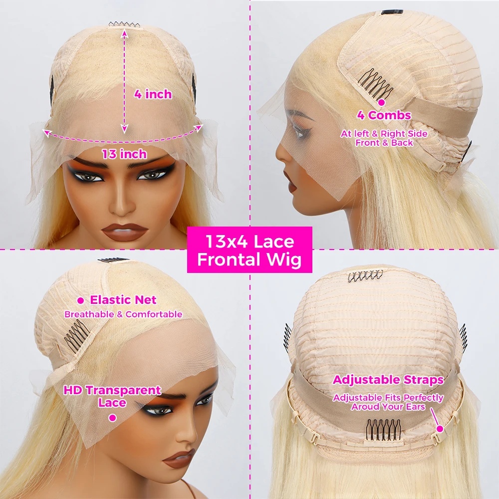 Perucas Bob Loiro Mel Cabelo H - Glueless Wear And Go Human Hair Wig avaliação e preço