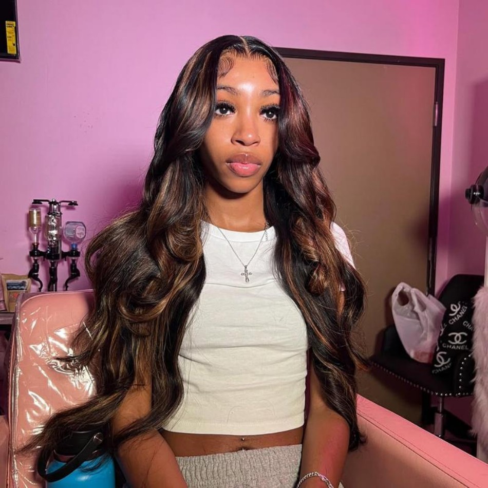 P1b30 onda do corpo perucas de - Hd Lace Frontal Wig Human Hair Pre Plucked avaliação e preço