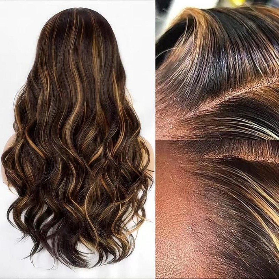 P1b30 onda do corpo perucas de - Hd Lace Frontal Wig Human Hair Pre Plucked avaliação e preço