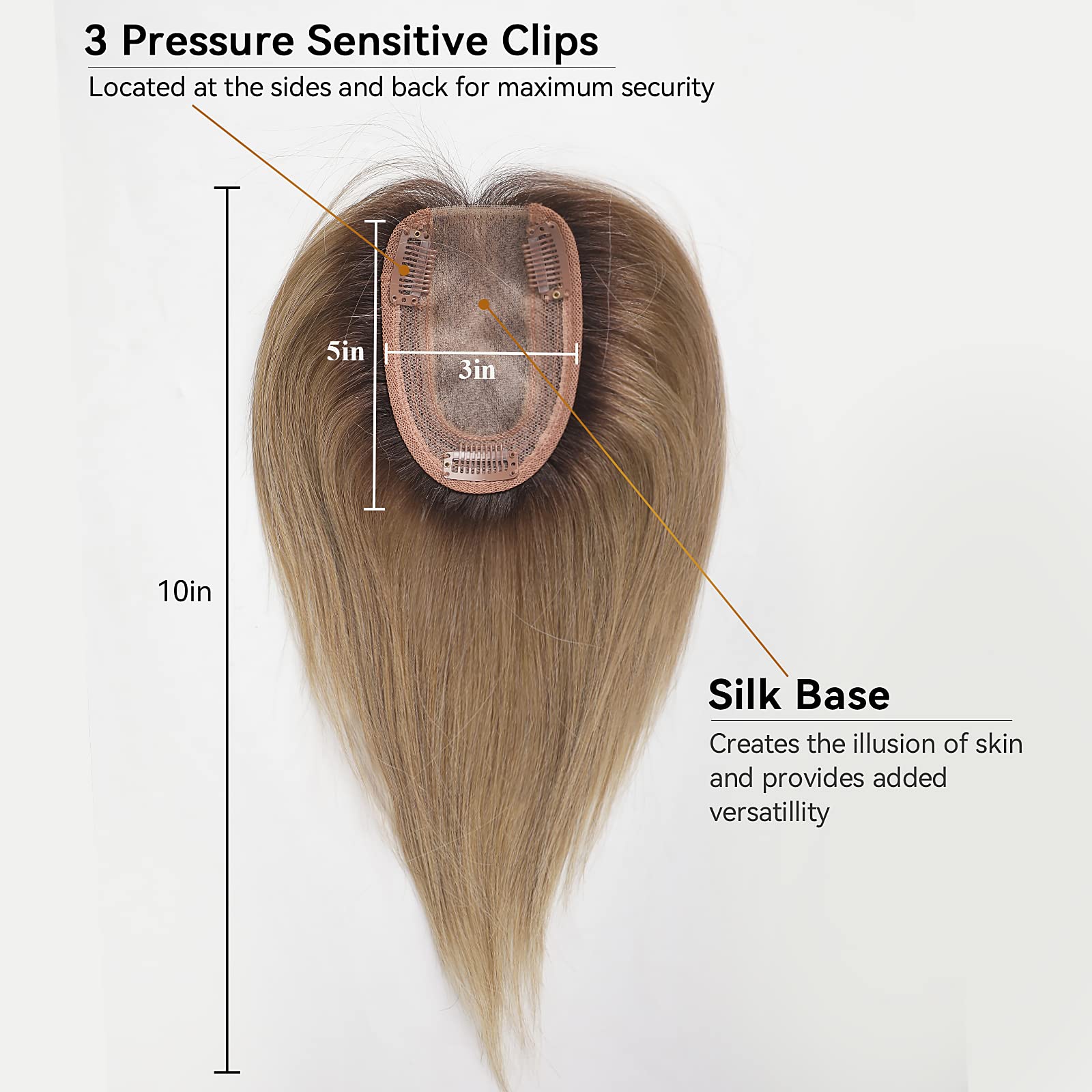 100% remy toppers de cabelo hu - Seamless Clip In Hair Extensions Human Hair avaliação e preço