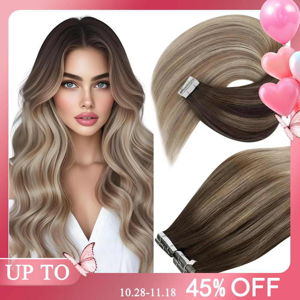 Extensões de Cabelo Humano VeS - Invisible Tape In Extensions Real Hair avaliação e preço