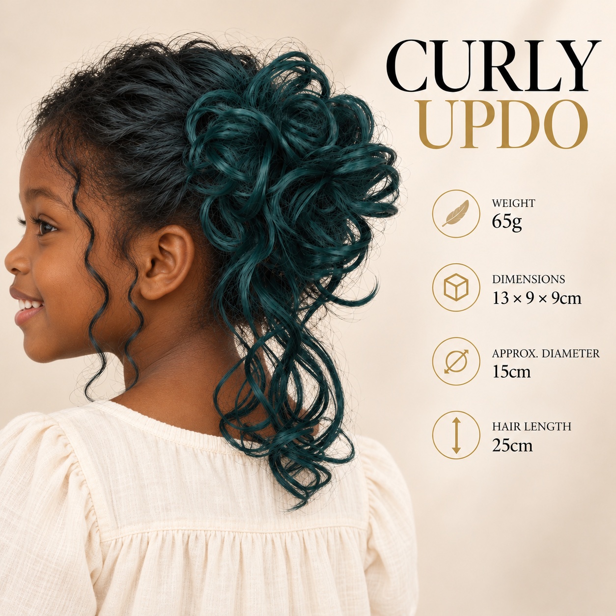 Presilha de cabelo com coque c - Claw Clip Messy Bun Hair Piece avaliação e preço